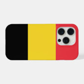ベルギーの旗 iPhoneケース (裏面横)