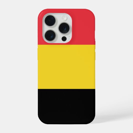 ベルギーの旗 iPhoneケース (裏面)