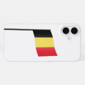 ベルギーの旗 iPhoneケース (裏面横)