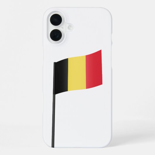 ベルギーの旗 iPhoneケース (裏面)