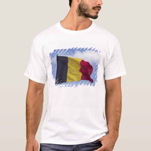 ベルギーの旗 (RF) Tシャツ (正面)