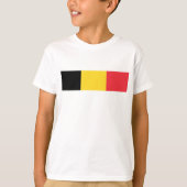 ベルギーの旗 Tシャツ (正面)