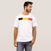 ベルギーの旗 Tシャツ (正面フル)