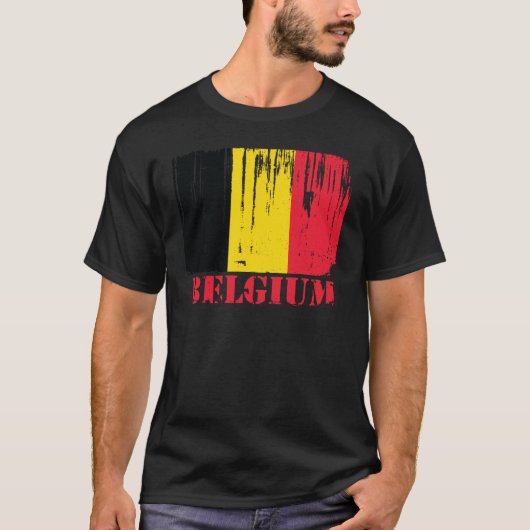ベルギーの旗 Tシャツ (正面)
