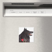 ベルギーの牧羊犬が大好き マグネット (インサイチュ (食洗機))