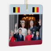 ベルギーの王室のクリスマス飾り セラミックオーナメント (右)