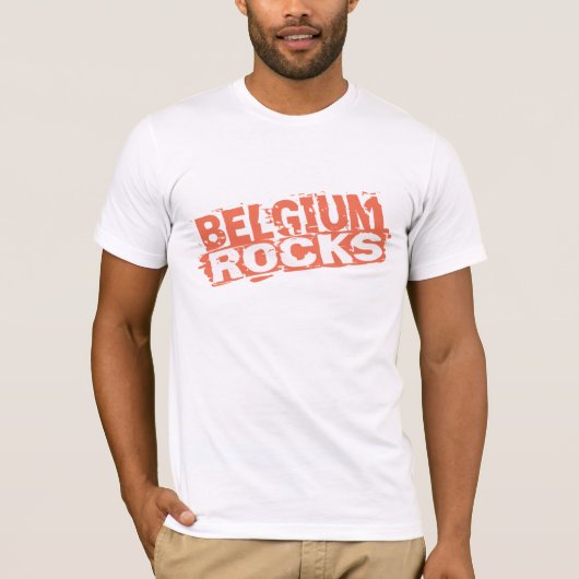 ベルギーの石 Tシャツ (正面)