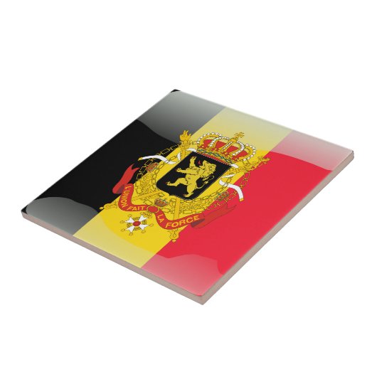 ベルギーの紋章付き外衣 タイル (側面)