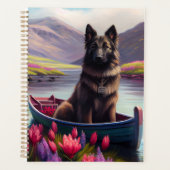 ベルギーの羊飼いがパドルに:風光明媚な冒険 プランナー手帳 (正面)