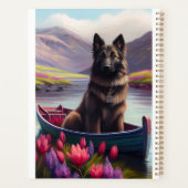 ベルギーの羊飼いがパドルに:風光明媚な冒険 プランナー手帳 (裏面)