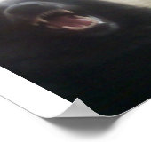 ベルギーの羊飼いの歯の別名"ブラックウルフ" ポスター (角)