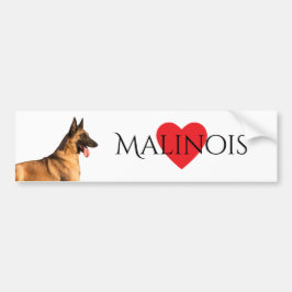 ベルギーの羊飼いのMalinoisのバンパーステッカー バンパーステッカー