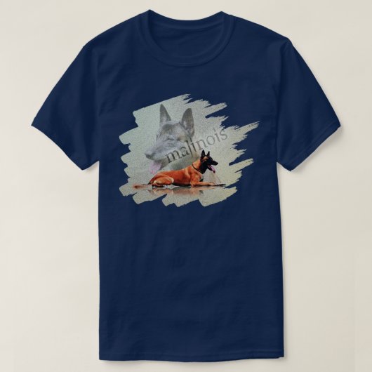 ベルギーの羊飼いマリノワ(16) Tシャツ (デザイン正面)