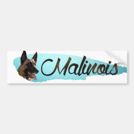 ベルギーの羊飼い- Malinoisのバンパーステッカー バンパーステッカー