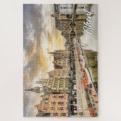 ベルギーの美しいゲント ジグソーパズル (縦)