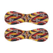 ベルギーの色を使った愛国野球 野球ボール (パネル)