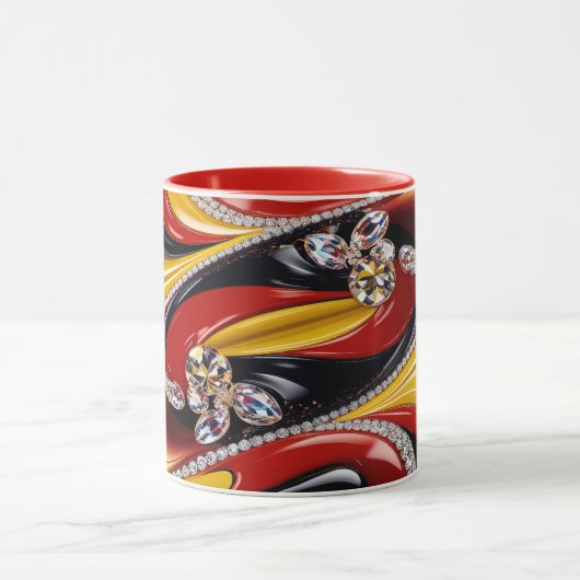 ベルギーの色を使用したマグカップ マグカップ (中央)