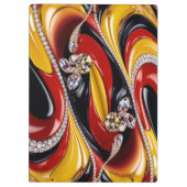 ベルギーの色を使用した愛国的クリップボード クリップボード (裏面)