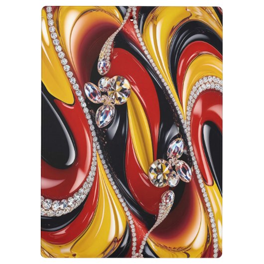 ベルギーの色を使用した愛国的クリップボード クリップボード (裏面)