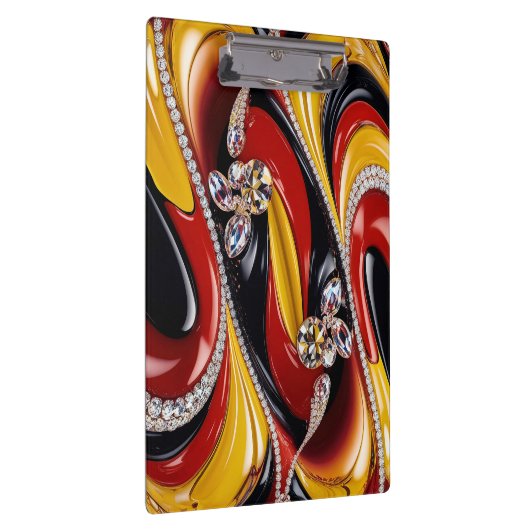 ベルギーの色を使用した愛国的クリップボード クリップボード (右)