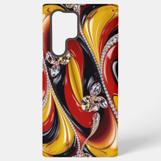 ベルギーの色 Samsung Galaxy S22 Ultra ケース (裏面)