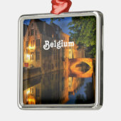 ベルギーの運河 メタルオーナメント (左)