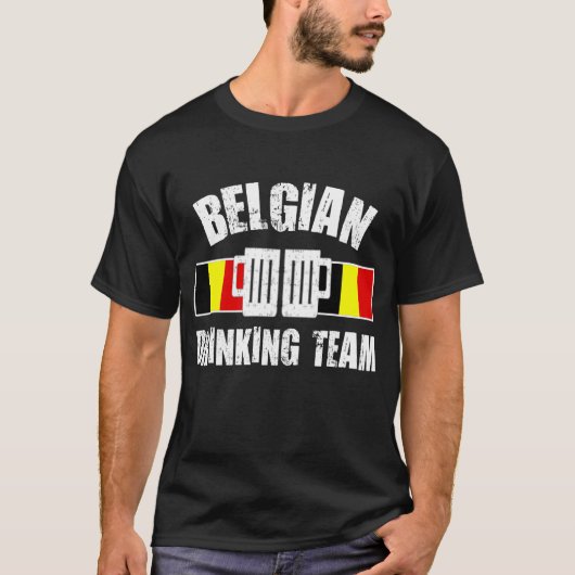 ベルギーの飲みチーム Tシャツ (正面)