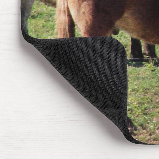 ベルギーの馬と乳牛 マウスパッド (コーナー)