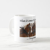 ベルギーの馬力 コーヒーマグカップ (正面左)