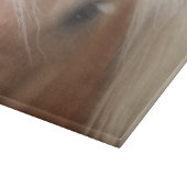 ベルギーの馬荷車を引く動物の目 カッティングボード (角)