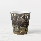 ベルギーの カフェラテマグ (正面)