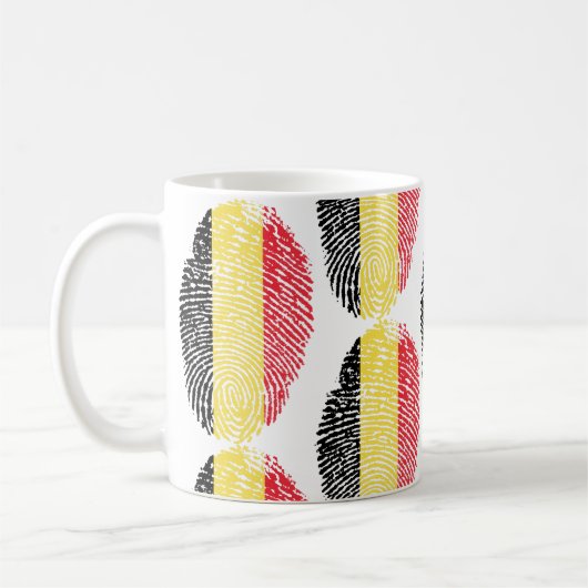 ベルギーの コーヒーマグカップ (左)