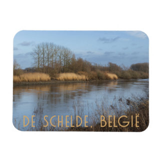 ベルギーのDendermondeのRiver Scheldt View マグネット