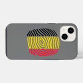 ベルギーのDNA iPhoneケース (裏面横)