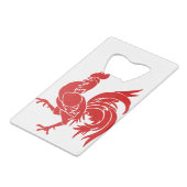 ベルギーのWalloonオンドリ クレジットカード栓抜き (裏面アングル)