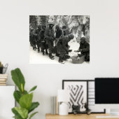 ベルギーのWWIIアメリカ兵 ポスター (ホームオフィス)