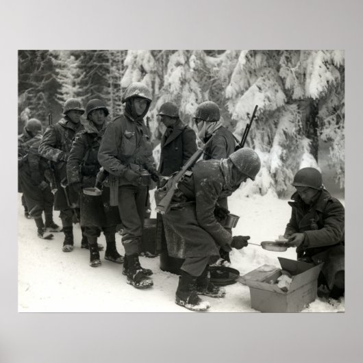 ベルギーのWWIIアメリカ兵 ポスター (正面)