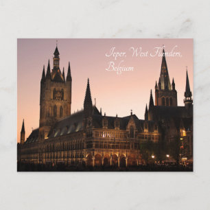 ベルギーのYpres Cloth Hall ポストカード