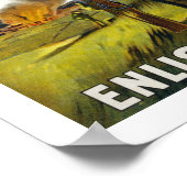 ベルギーを記憶（白） ポスター (角)