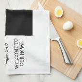 ベルギーカスタムキッチンタオルのキリスト教国旗 キッチンタオル (四つ折り)