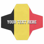 ベルギーカスタム国旗を持つサッカーのボール贈り物 サッカーボール (フラット)