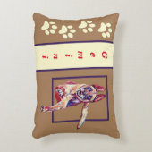 ベルギーカッコいいマリノワアクセント枕 アクセントクッション (正面(垂直))