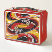 ベルギーカラーの金属ステンレス弁当箱 メタルランチボックス (正面)