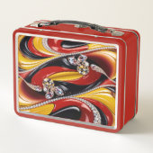 ベルギーカラーの金属ステンレス弁当箱 メタルランチボックス (裏面)