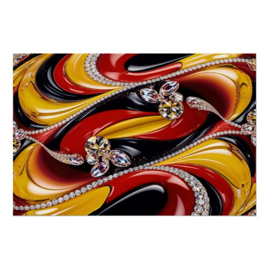 ベルギーカラー付きウォールポスターデザイン ポスター (正面)