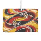 ベルギーカラー付きカーエアーフレッシュナーデザイン カーエアーフレッシュナー (裏面)