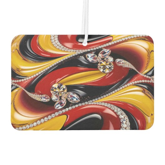 ベルギーカラー付きカーエアーフレッシュナーデザイン カーエアーフレッシュナー (裏面)