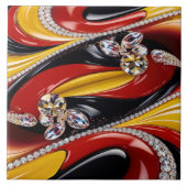 ベルギーカラー付きタイルのモダンデザイン タイル (正面)