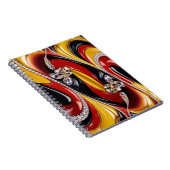 ベルギーカラー付きノートブック抽象デザイン ノートブック (右側)