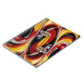 ベルギーカラー付きノートブック抽象デザイン ノートブック (左側)